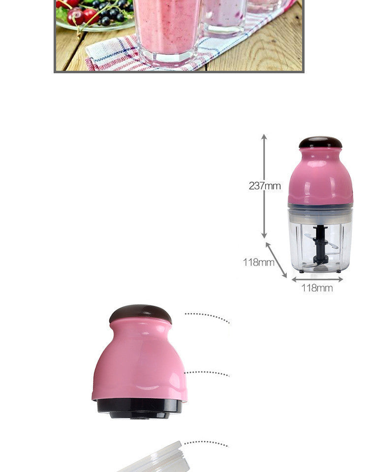 Portable 500ml USB Food Processor