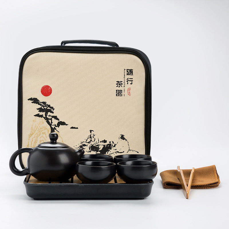 Portable Ceramic Tea Set