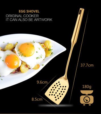 Kitchenware: Golden Kitchen Utensil Set