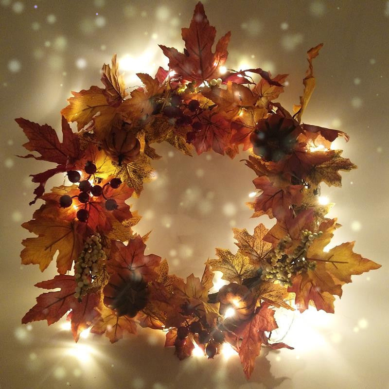 Autumn Leaf Wreath