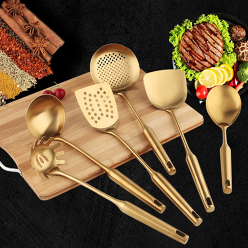 Kitchenware: Golden Kitchen Utensil Set