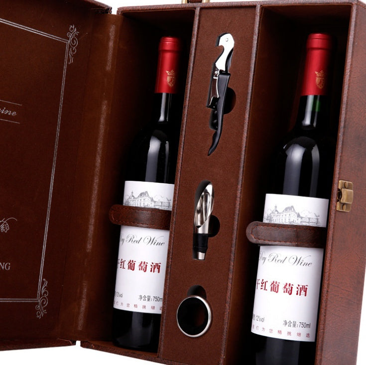 Leather Wine Box