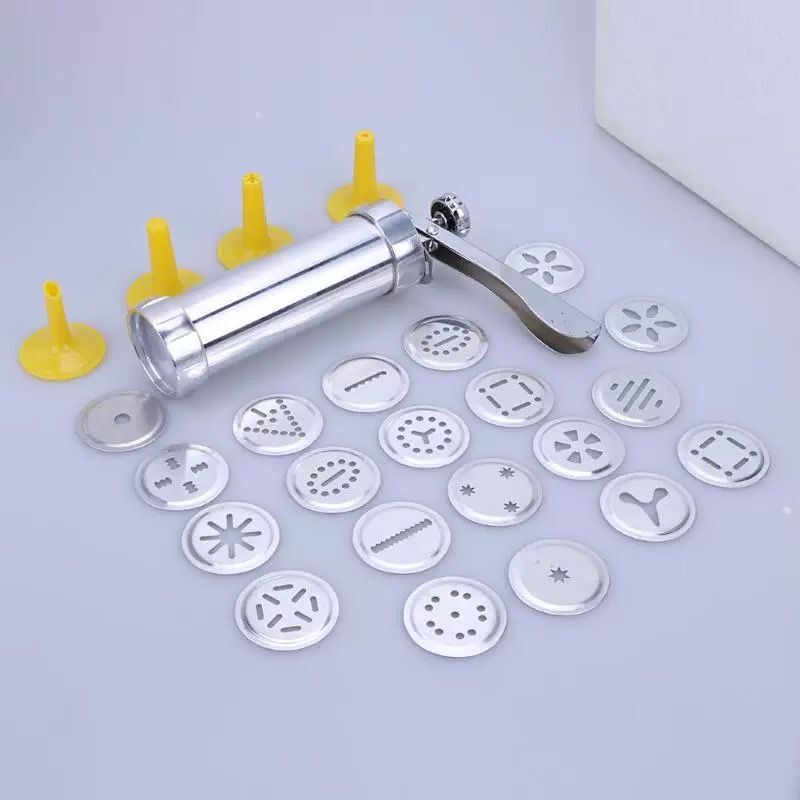 Kitchenware: Stainless Steel Cookie Extruder Piping Tool