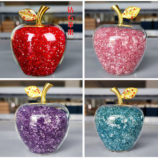 Crystal Apple Ornaments