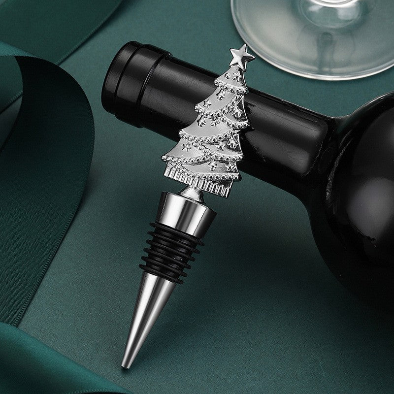 Holiday Tree Wine Bottle Stopper