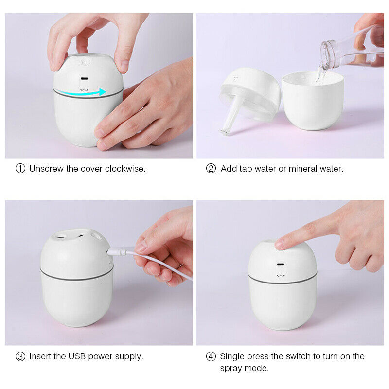 Mini Ultrasonic Diffuser Humidifier