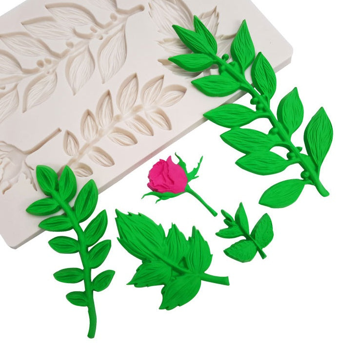 Leaf Fronds Silicone Fondant Mold