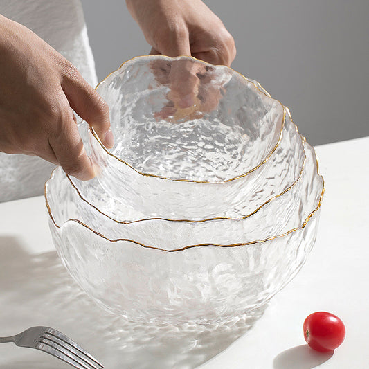 Glacier Glass Serving Bowls