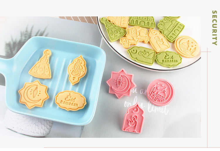 8PC Ramadan Cookie Press