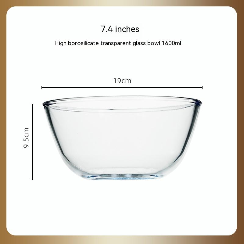 Clear Glass Mixing Bowls