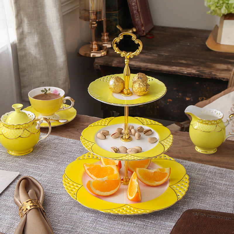 European Bone China Tea & Dessert Sets