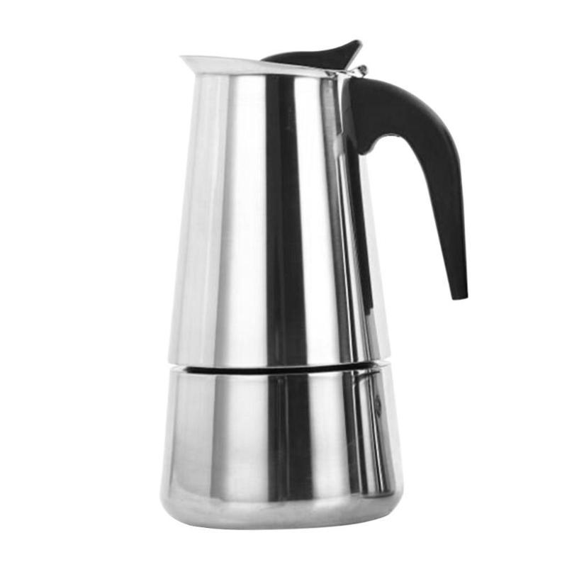 Polished Stainless Moka Pot-4 Sizes