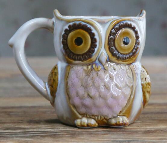 Ceramic Owl Mug