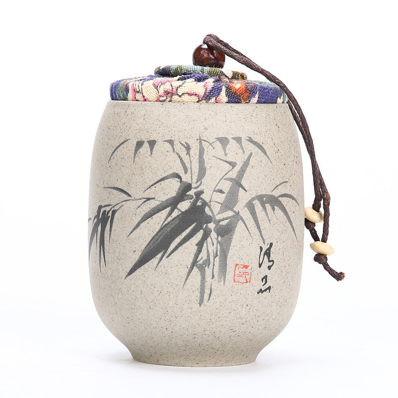 Chinese Four Seasons Tea Jar