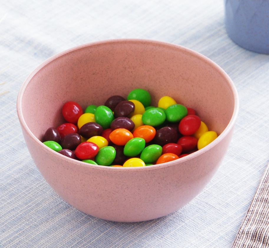 Bowls: Colorful Wheat Straw Prep Bowls