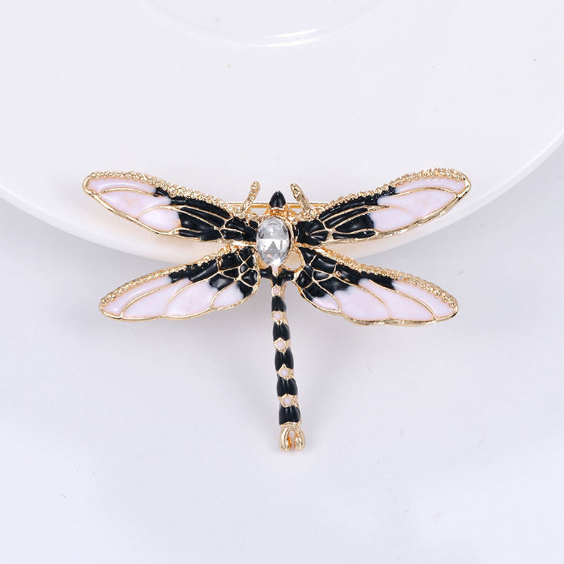 Jewelry: Enamel Dragonfly Brooch