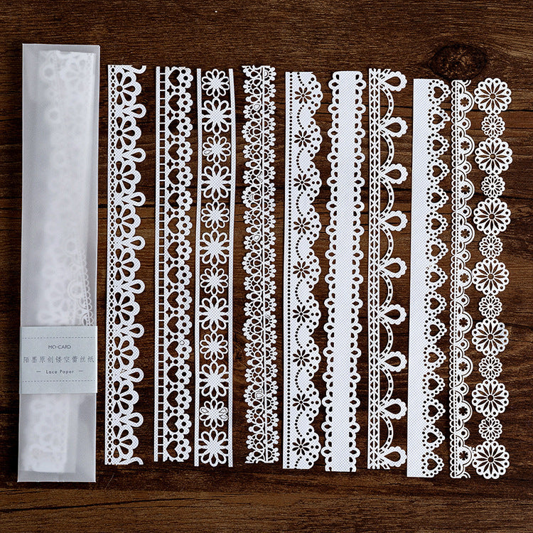 10PC Paper Lace Dessert Doilies