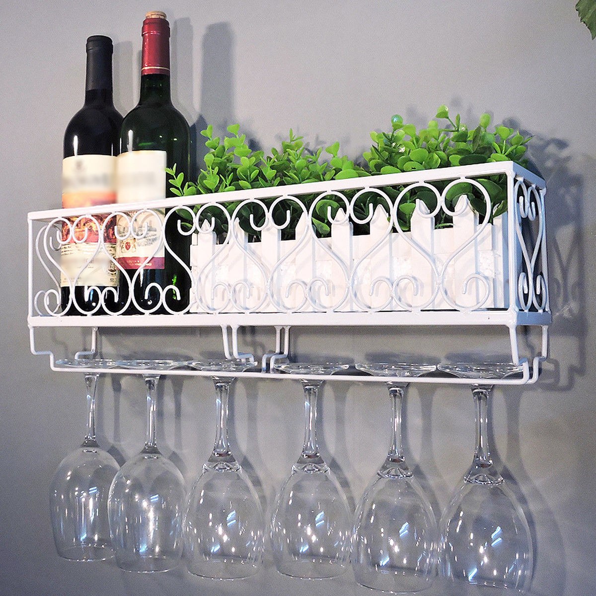 Decorative Filigree Wine Rack