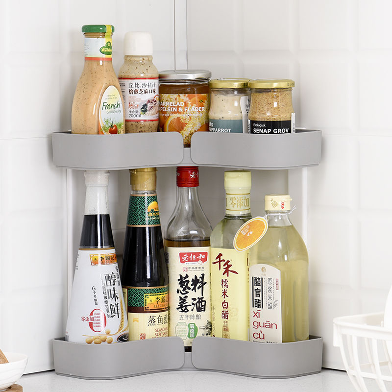 Kitchen Countertop 2-Tier Rack for Light Storage