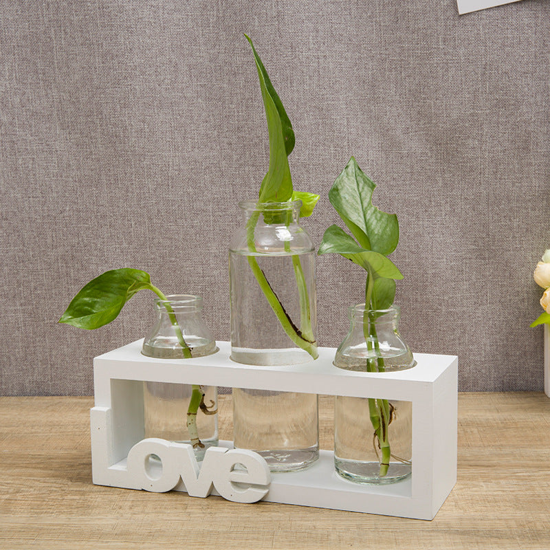 "Love" Hydroponic Vase Stand