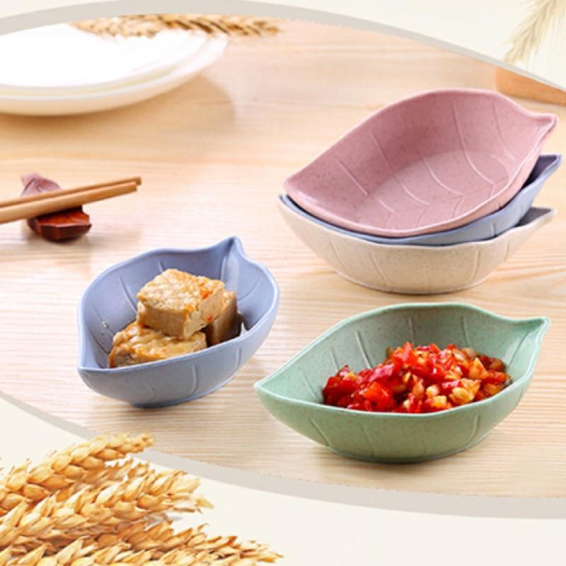 Tableware: Colorful Leaf Shaped Dish