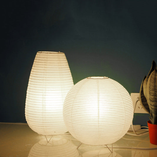 Small Rice Paper LED Table Lamp