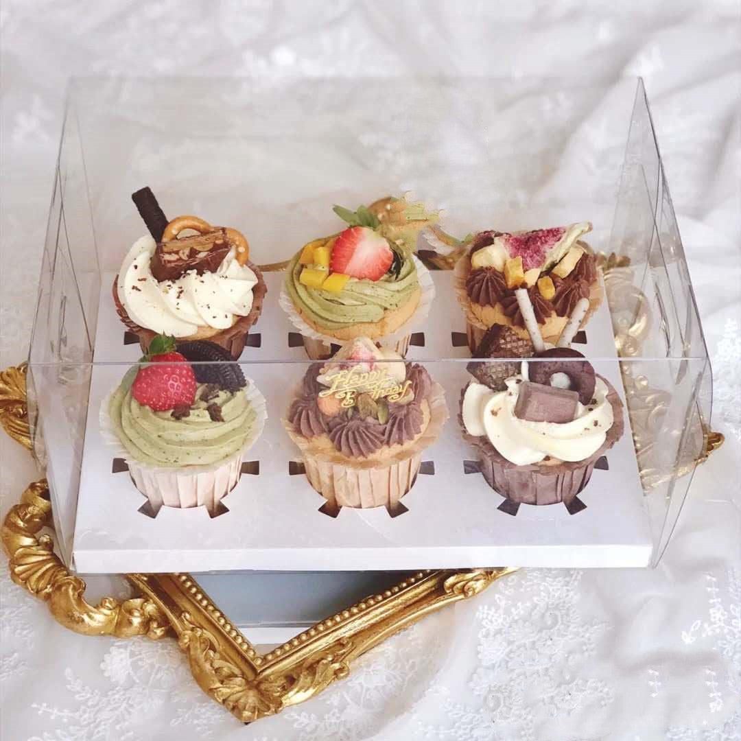 Clear Cupcake Gift Boxes