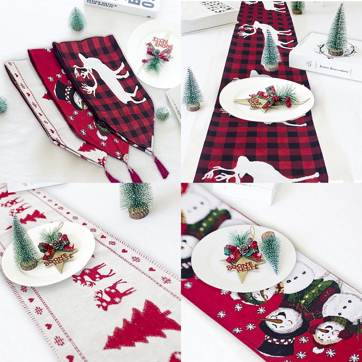 Christmas Linens: Holiday Table Runners