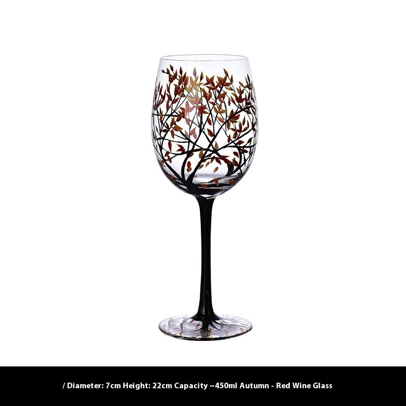 Four Seasons Wine Glasses