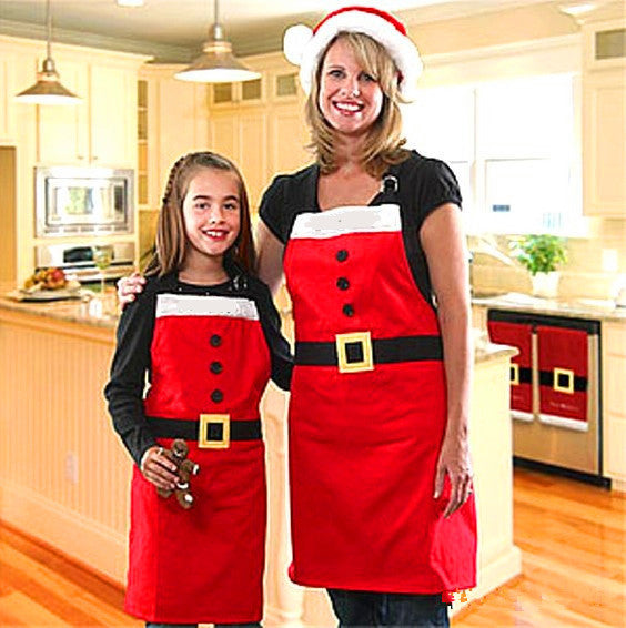 Christmas Aprons: Santa's Helper Duo