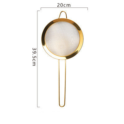 Gold Fine Mesh Strainer-Sieve