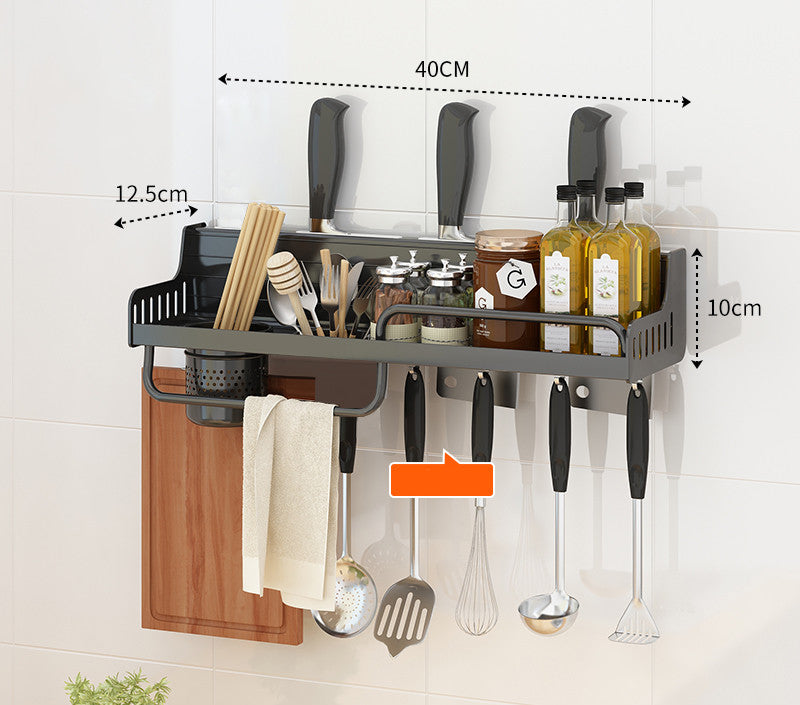 Kitchen Wall Mount Shelf Rack