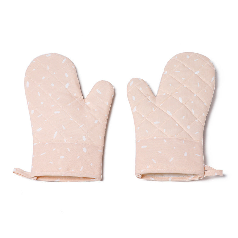 Oven Mitts: Pastel Pink Blue Green Oven Mitts