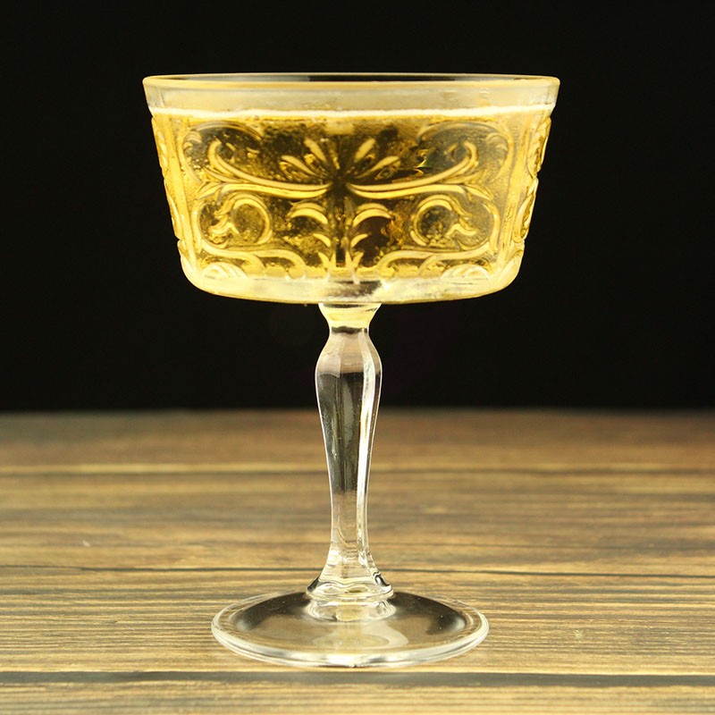Totem Embossed Coupe Glass