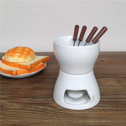 Kitchen Appliances: Small Porcelain Fondue Pot