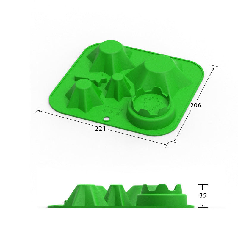 Tiered 3D Christmas Tree Cake Mold