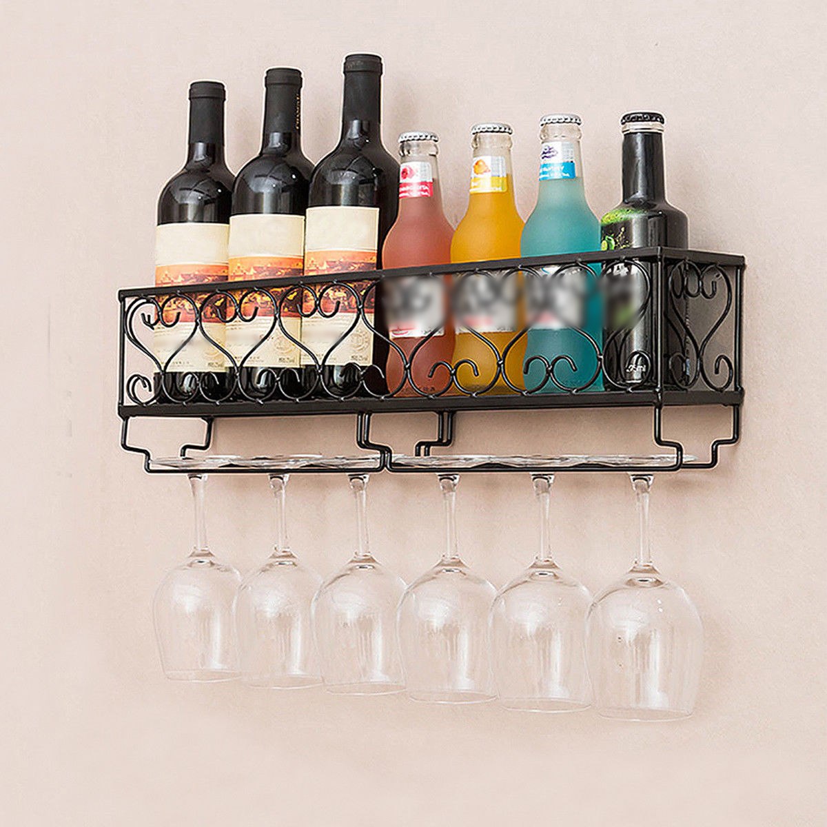 Decorative Filigree Wine Rack