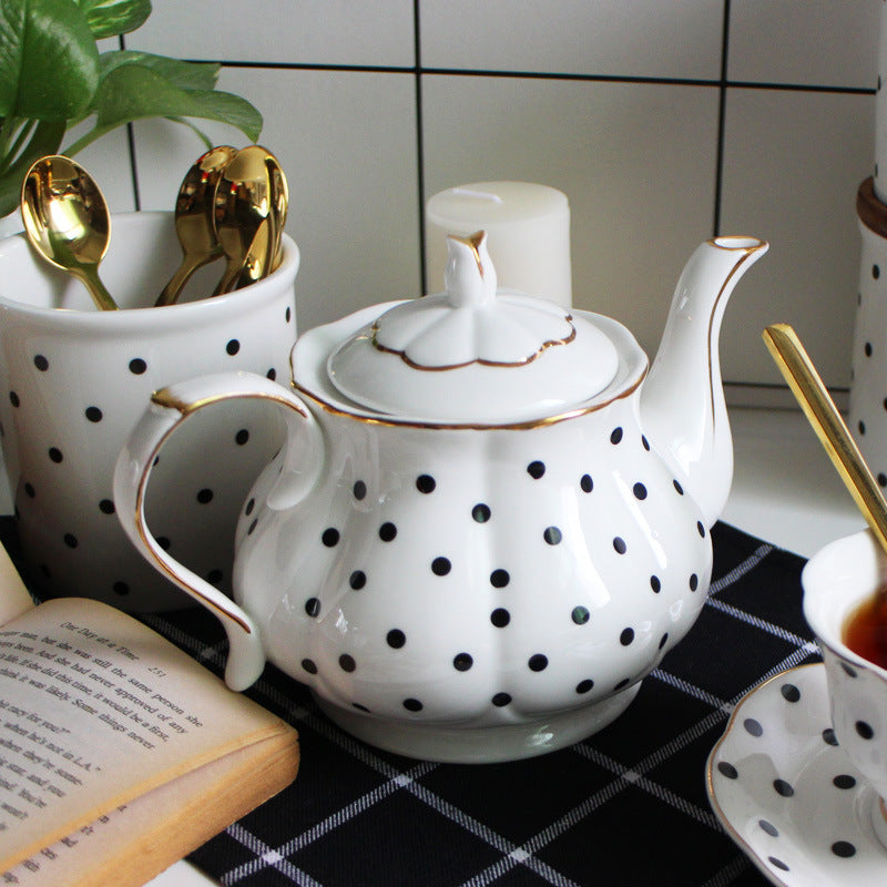 French Retro 2 Bone China Tea Set