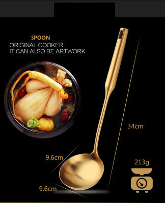 Kitchenware: Golden Kitchen Utensil Set