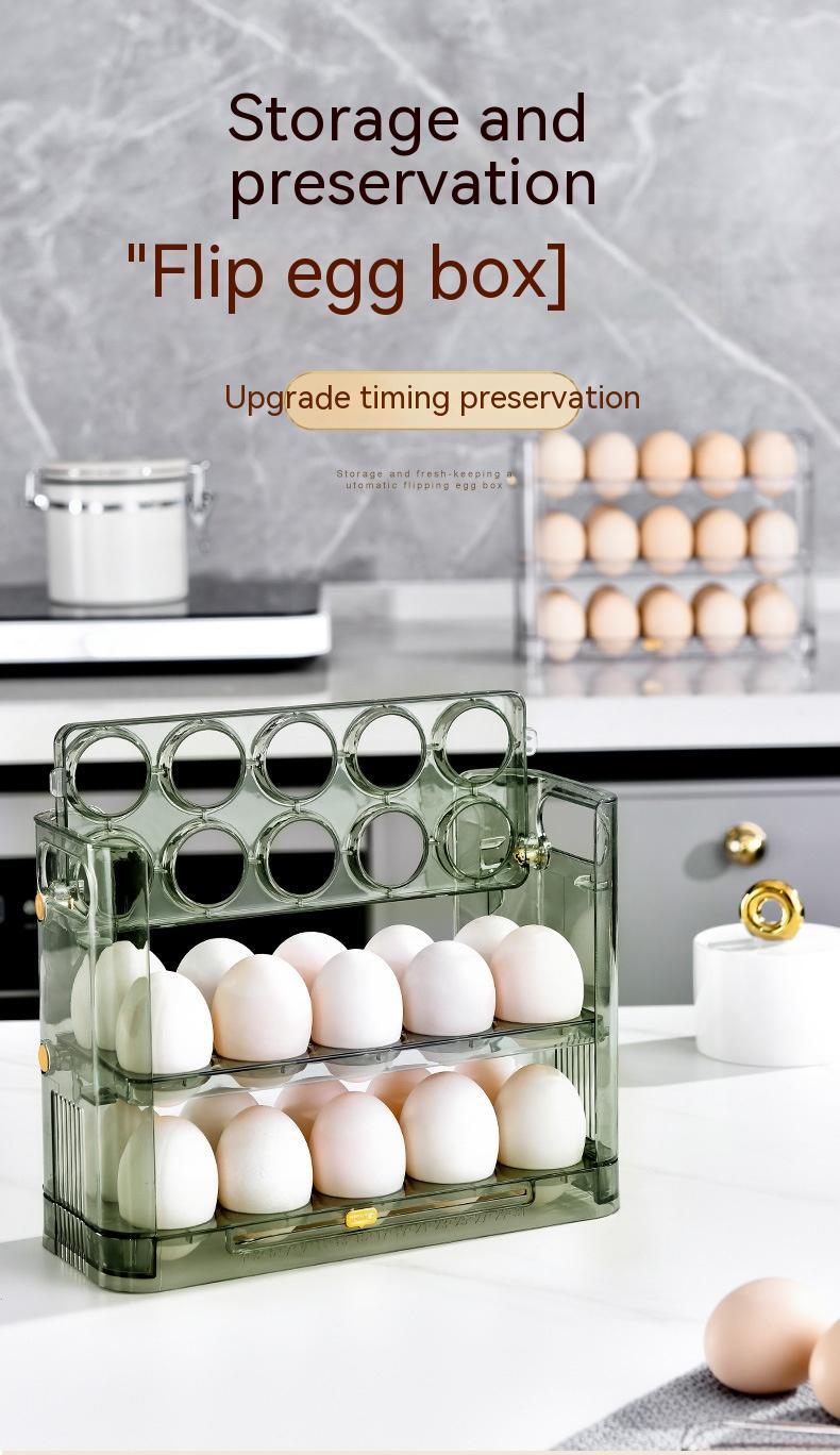 30-Egg Three Tier Storage Shelf