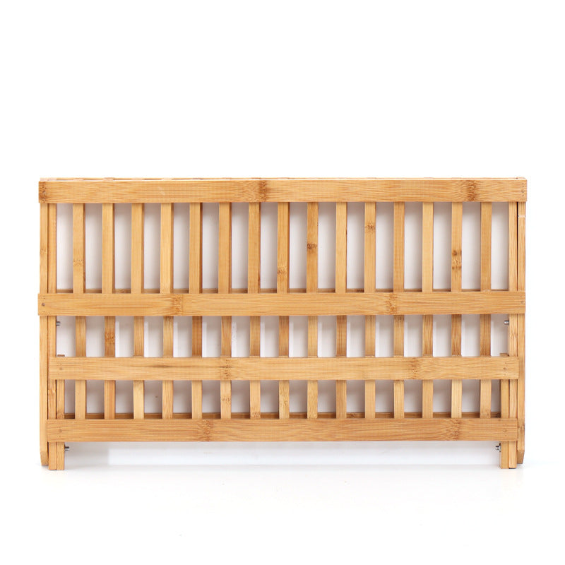 2-Tier Bamboo Dish Drain Rack