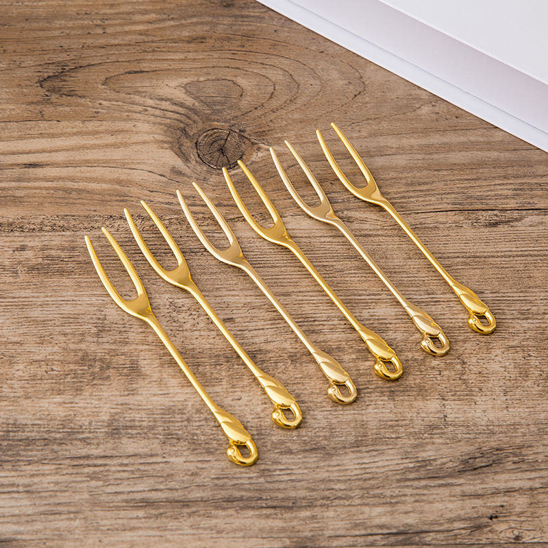 Swan Dessert Utensil Set-Silver or Gold