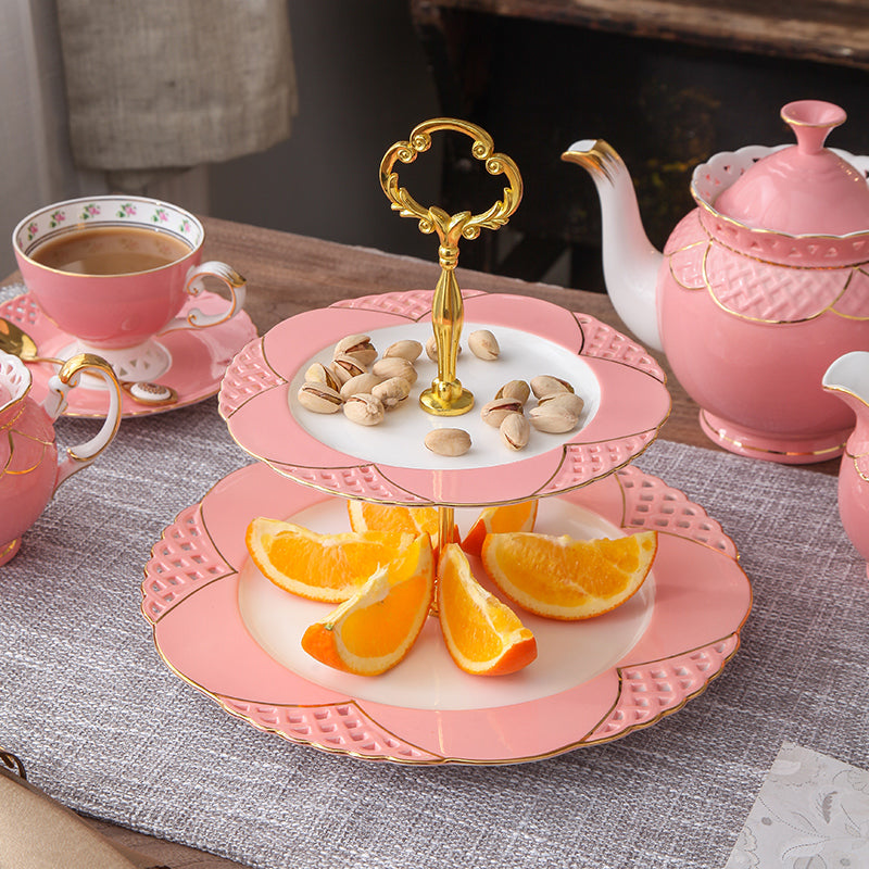 European Bone China Tea & Dessert Sets