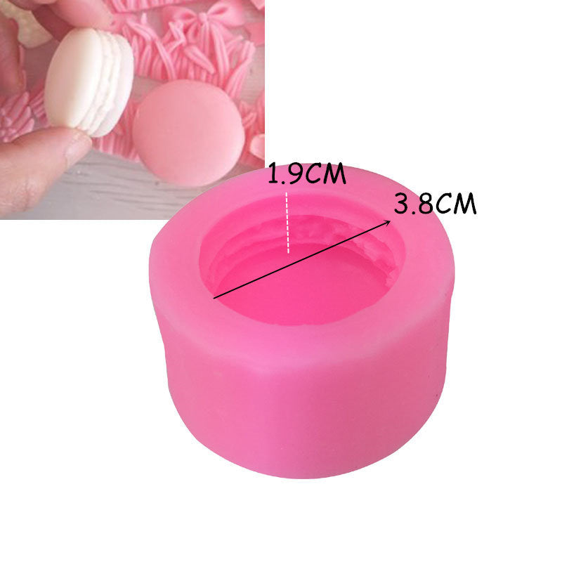 3D Silicone Macaron Shaped Mold