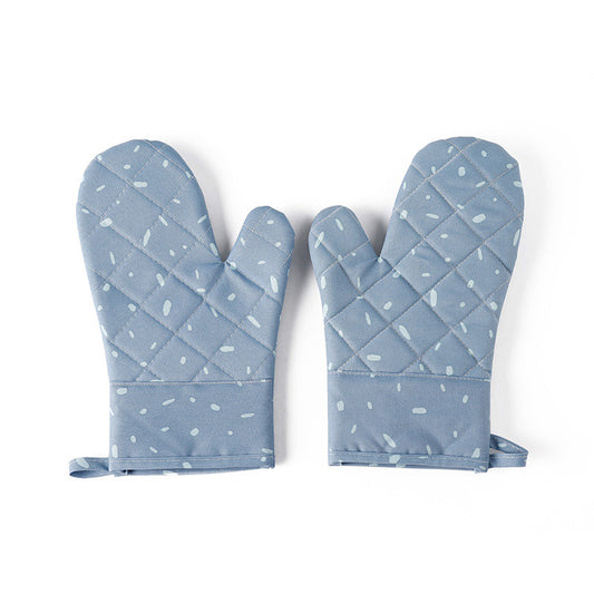 Oven Mitts: Pastel Pink Blue Green Oven Mitts