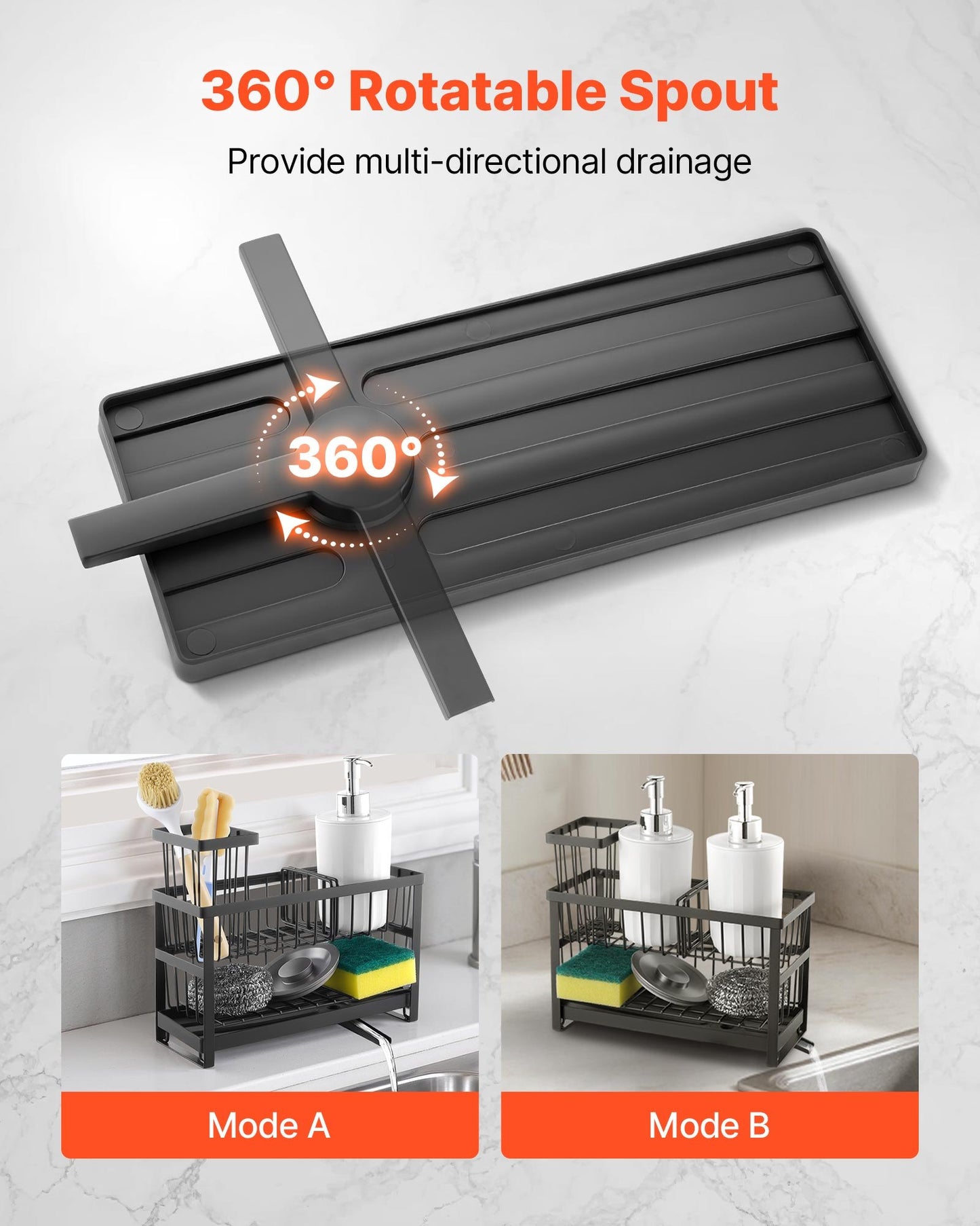 Kitchen Sink Cleaning Organizer