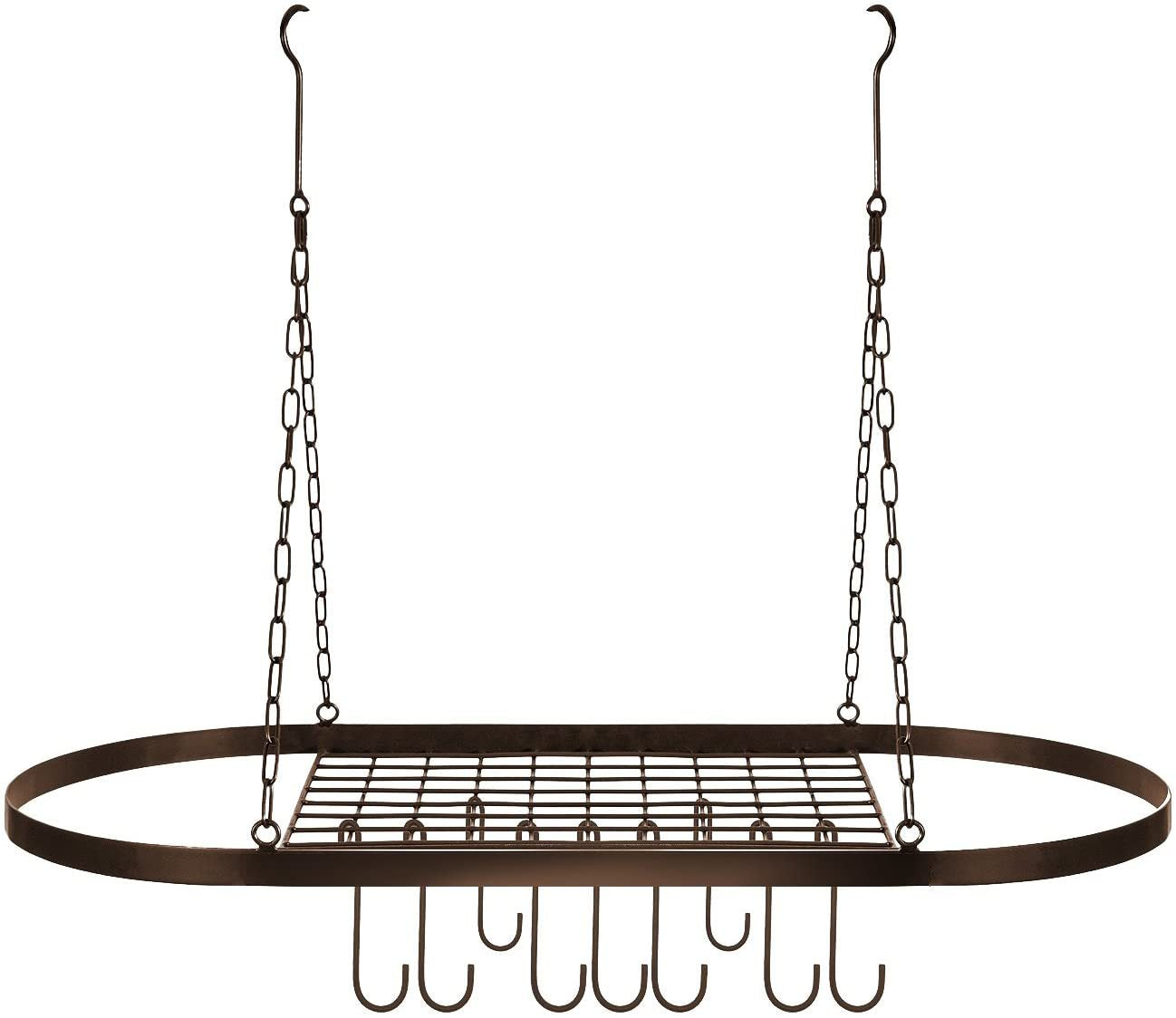 Wrought Iron Overhead Cache Rack