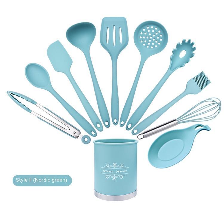 Silicone Baking Utensil Canister Sets