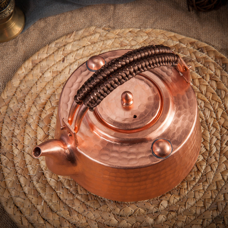 Hammered Copper Tea Kettle