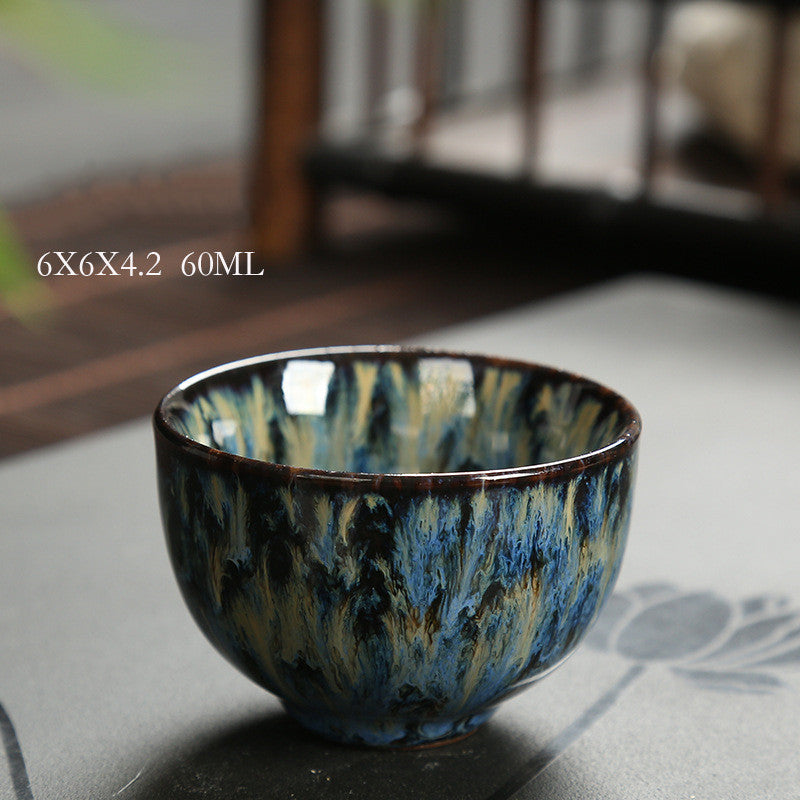 6PC-Kiln Fired Ceramic Espresso-Tea Cups